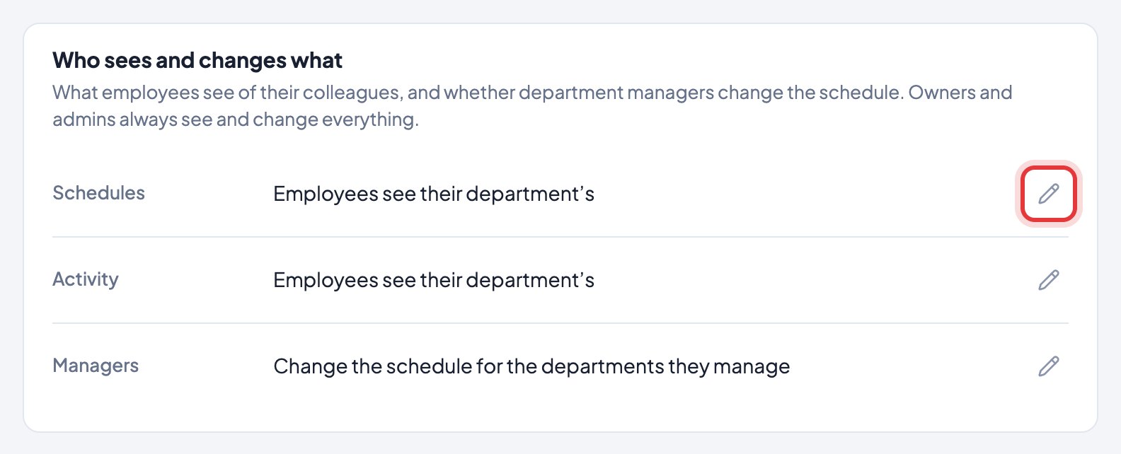 Settings → Permissions